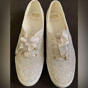 Kate Spade Sneaker in Glitter material. Used only once.
